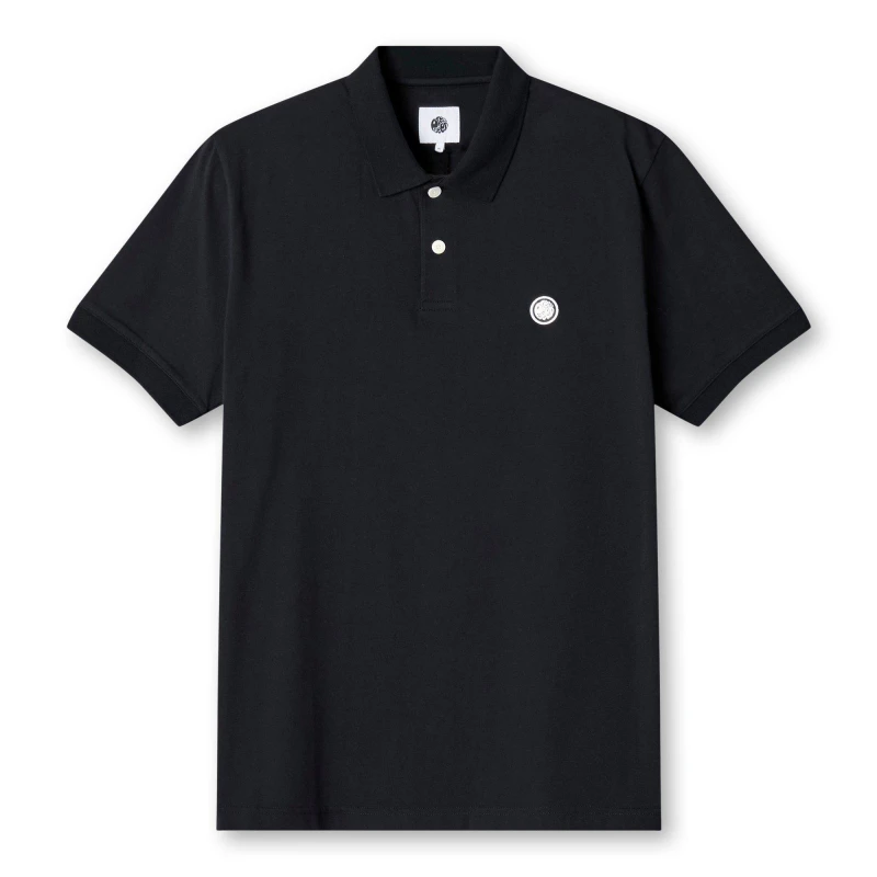 Image of Pretty Green Mens Jerry Short-Sleeve Polo Shirt Black male Small