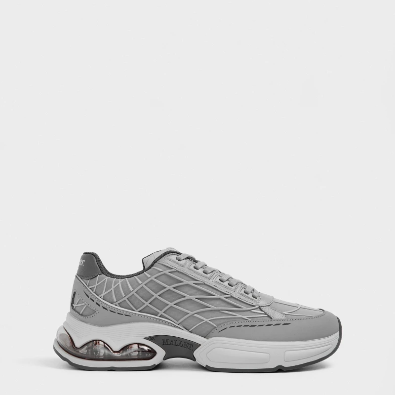 Image of Mallet Mens Neptune Chunky Sole Chunky Trainers Slate male 6 (40)