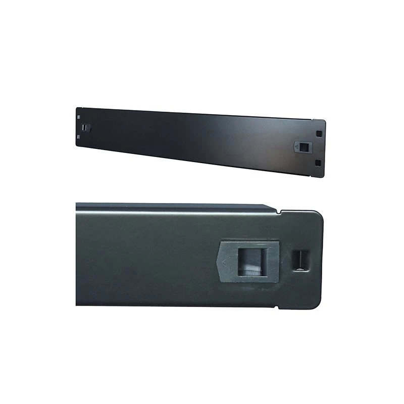 Image of FDL PUSH FIT 1U 19" BLANKING PLATE - BLACK