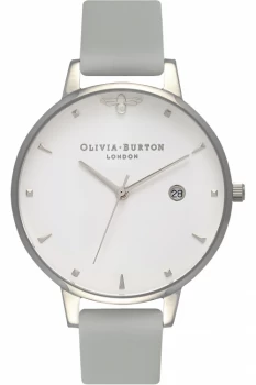 Image of Ladies Olivia Burton Vegan Friendly Queen Bee Rose Gold & Grey Watch OB16AM116