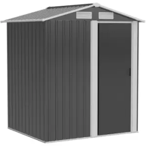 Image of Outsunny - 5ft x 4.3ft Outdoor Storage Shed with Sliding Door Sloped Roof