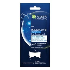 Image of Garnier Moisture Bomb Night-Time Eye Tissue Mask