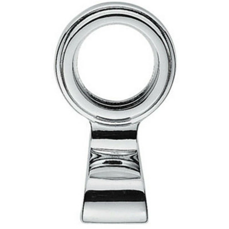 Image of Loops Large Cylinder Latch Pull Night Latch Door Handle 76 x 45mm Polished Chrome Multi unisex