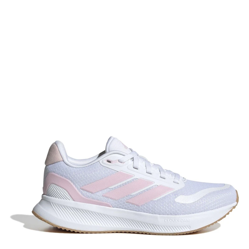 Image of adidas Runfalcon 5 Kids Trainers White/Pink female 3 (35.5)
