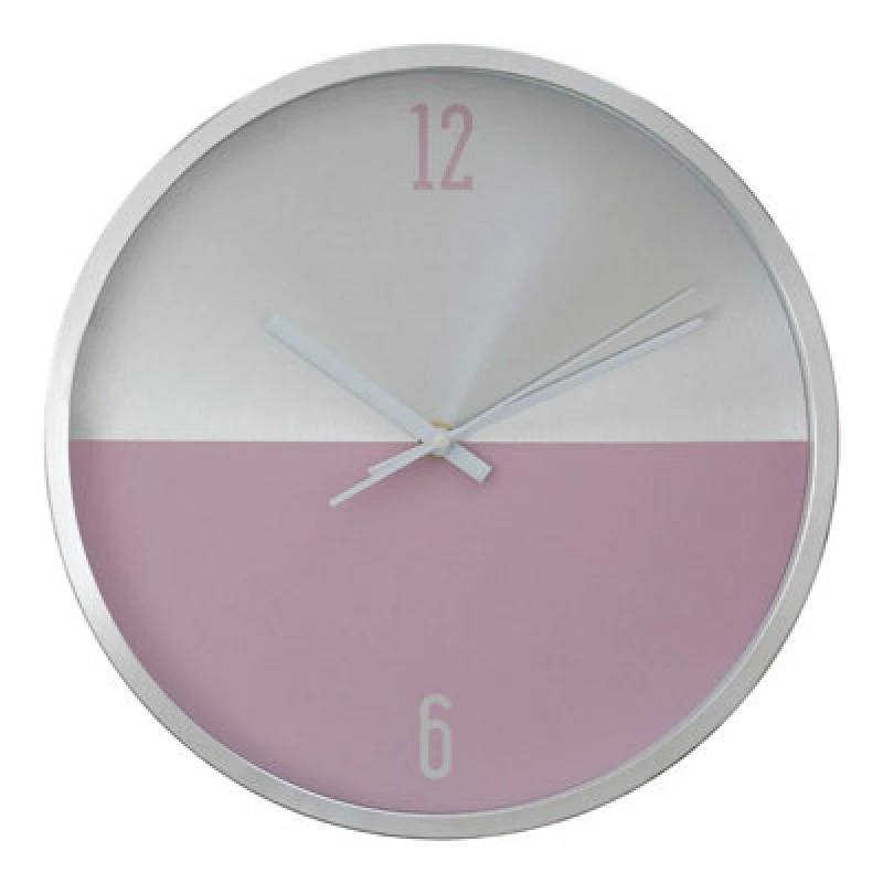 Image of Premier Housewares Interiors by Premier Elko Circular Wall Clock Silver