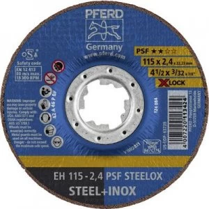 Image of PFERD EH 115-2,4 PSF STEELOX/X-LOCK 61740115 Cutting disc (off-set) 115mm 25 pc(s)