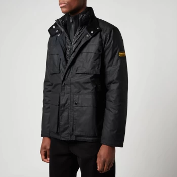 Image of Barbour International Mens Legacy Clarence Wax Jacket - Black - M