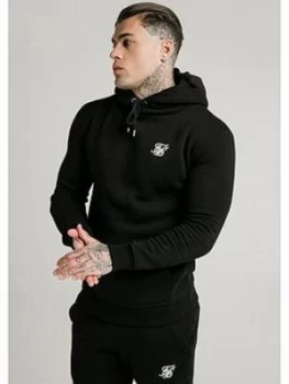 Image of SikSilk Muscle Fit Overhead Hoodie - Black