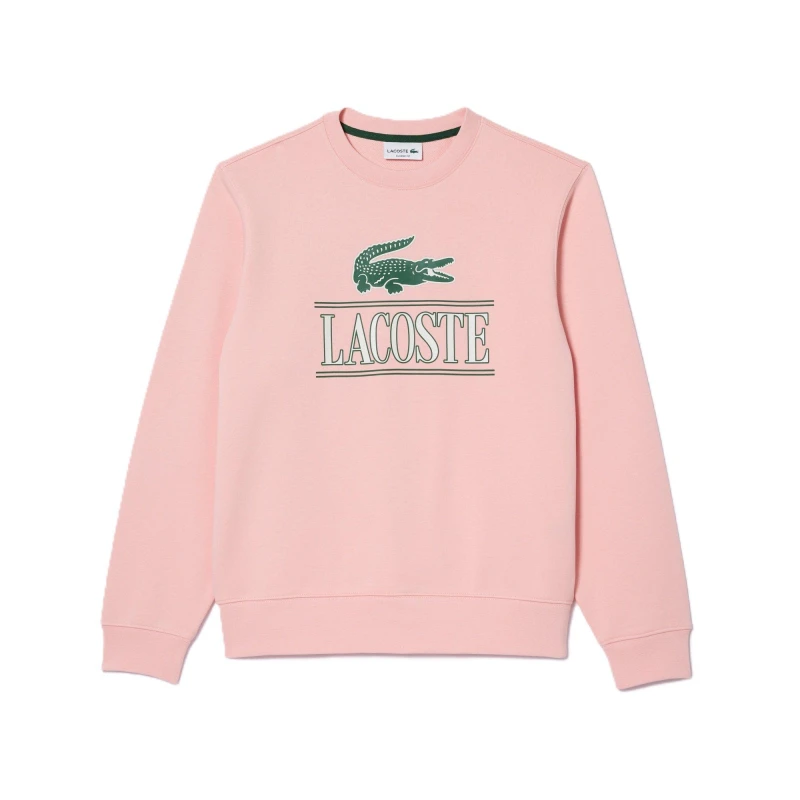 Image of Lacoste Crocodile Sweatshirt Waterlily unisex 2XS
