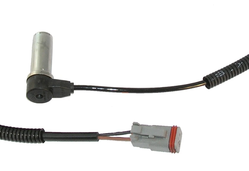Image of KNORR-BREMSE K144291K50 ABS Sensor Rear Axle Left, with sleeve Sensor,wheel speed (412)
