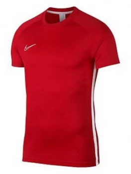 Image of Boys, Nike Junior Academy Dry T-Shirt, Red, Size L (12-13 Years)