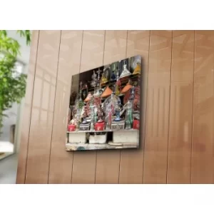 Image of 4545AO-2 Multicolor Decorative Canvas Painting