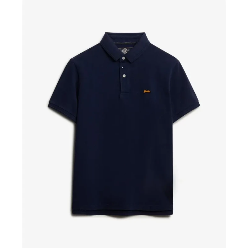 Image of Superdry Polo pique Superdry Classic Bleu Male M