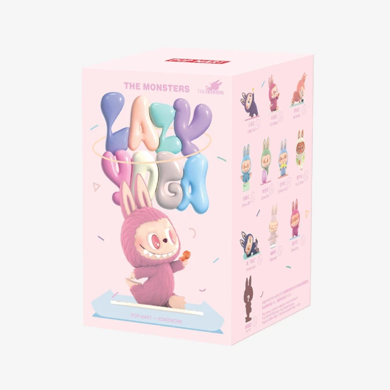 Image of Pop Mart THE MONSTERS Lazy Yoga Series Single Blind Box Multi unisex Blind Box
