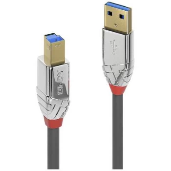 Image of LINDY USB cable USB 3.2 1st Gen (USB 3.0 / USB 3.1 1st Gen) USB-A plug, USB-B plug 2m Grey