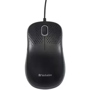 Image of Verbatim Silent Mouse USB Optical Black 3 Buttons 1000 dpi