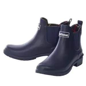 Image of Barbour Womens Wilton Wellington Boots Navy 6