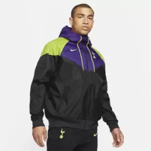 Image of Nike Sportswear Tottenham Hotspur Windrunner Jacket 2021 2022 Mens - Black