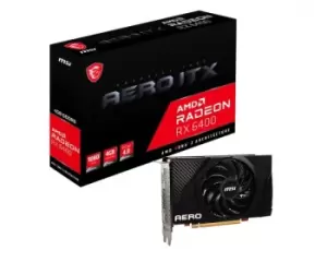 Image of MSI Radeon RX 6400 AERO ITX 4GB Graphics Card