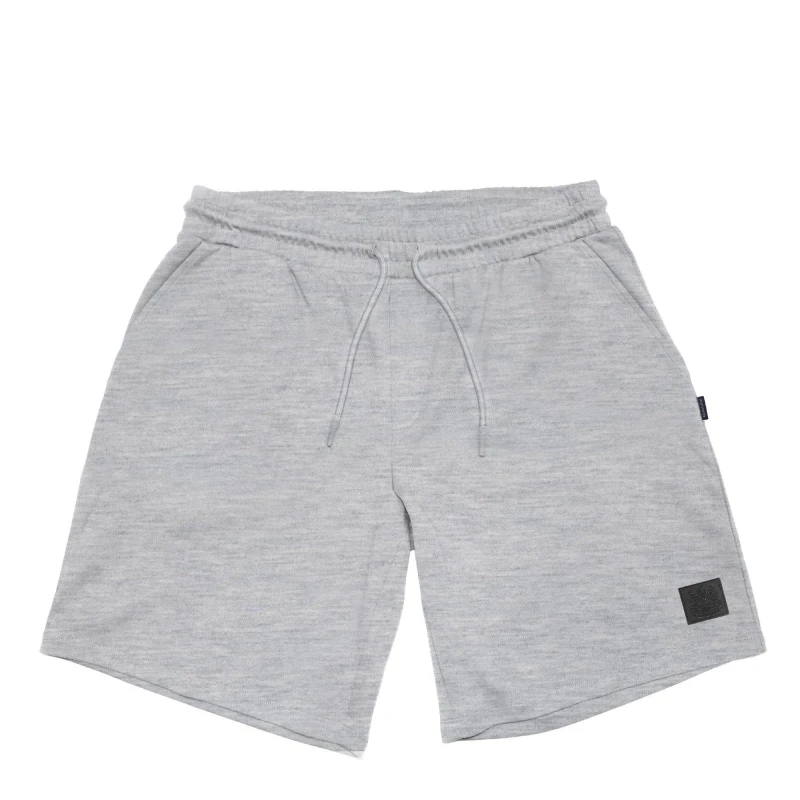 Image of Aquascutum Mens Fleece Jogger Shorts Fleece Shorts Small Grey 47099302350