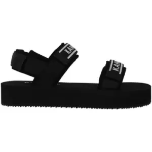 Image of Kangol Strap Ladies Sandals - Black