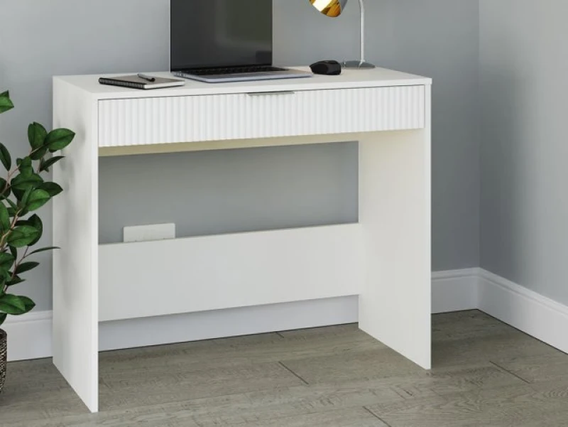 Image of GFW Rankin White 1 Drawer Desk