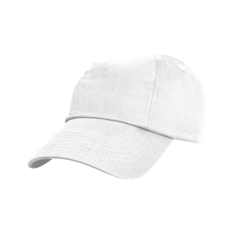 Image of Result Cotton Low Profile Cap in White White Unisex One Size