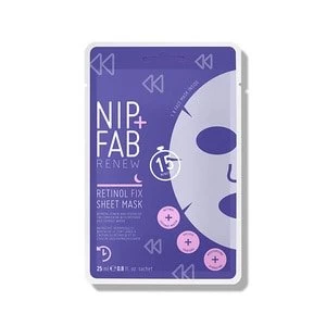 Image of NIP+FAB Retinol Fix Sheet Mask 25ml