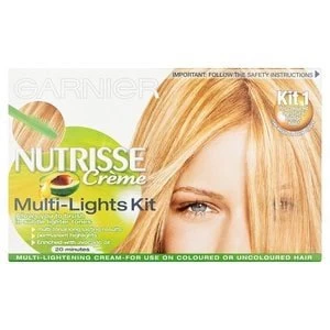 Image of Garnier Nutrisse Highlights Kit Multi-Lights Permanent Blonde