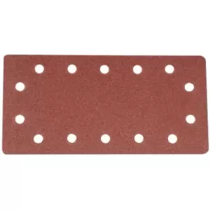 Image of Silverline - Hook & Loop 1/2 Sheets Punched 10pk - 80 Grit