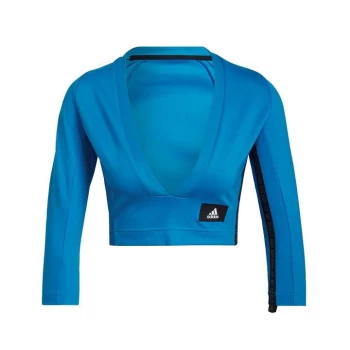 Image of adidas Sportswear Mission Victory Long-Sleeve Top - Bright Blue
