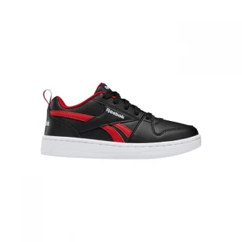 Image of Reebok Royal Prime 2 Shoes - Black / Black / Vector Red