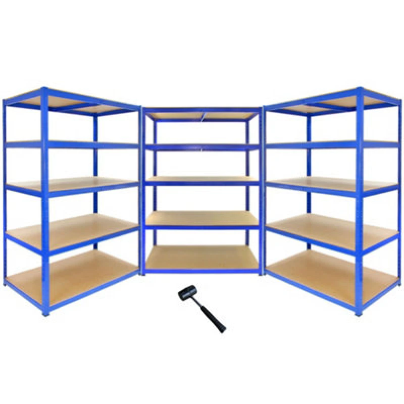 Image of MONSTER RACKING Monster Shop - 3 x Garage Shelving / Extra Large Shed Racking Unit 120cm Wide x 5060225636465
