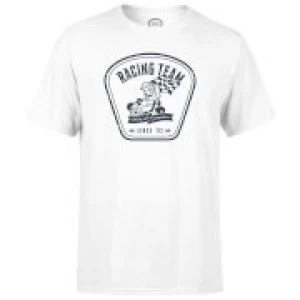 Image of Nintendo Mario Kart Racing Team Mens White T-Shirt - M - White