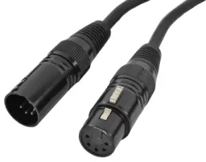 Image of 5 Pin XLR To XLR DMX Cable 1M
