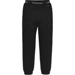 Image of Calvin Klein Jeans Intarsia Fleece Jogger - Black