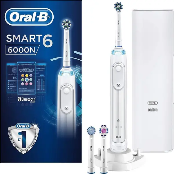 Image of Oral B Smart 6 6000N White Electric Toothbrush