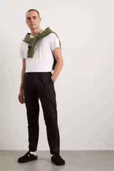 Image of Black Linen Trousers