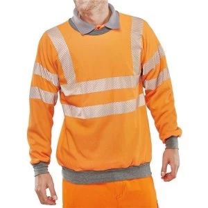 Image of Click Arc Flash GORT Sweatshirt M Orange Ref CARC56ORM Up to 3 Day