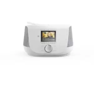 Image of Hama DIR3300SBT Internet desk radio DAB+, FM, Internet AUX, Bluetooth, USB, WiFi, Internet radio Spotify White