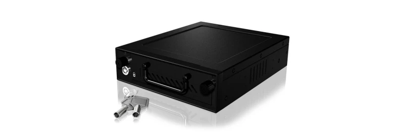 Image of ICY BOX IB-148SSK-B 13.3cm (5.25") Storage drive tray Black