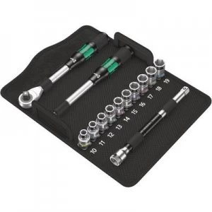 Image of Wera 8006 SC 1 Bit set Metric 1/2 (12.5 mm) 13 Piece 05004090001