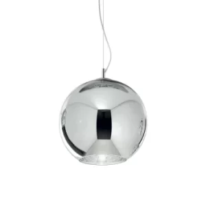 Image of Nemo Indoor Dome Ceiling Pendant Lamp 1 Light Chrome, E27