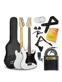 Image of 3Rd Avenue 3/4 Size Electric Guitar Pack - White