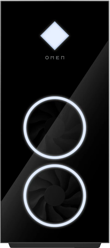 Image of HP Omen GT21-1031na Gaming Tower - NVIDIA GeForce RTX 4070 SUPER, AMD Ryzen 7, 1TB SSD - Black