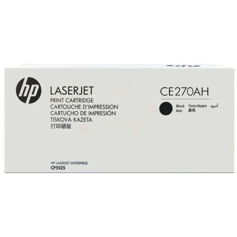 Image of HP CE270AH/650A Toner cartridge Black Contract. 13.5K pages ISO/IEC 19