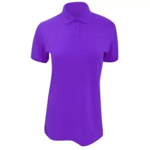 Image of Kustom Kit Ladies Klassic Superwash Short Sleeve Polo Shirt (6) (Purple)
