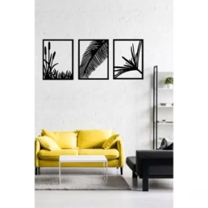 Image of Portre v1 Black Decorative Metal Wall Accessory