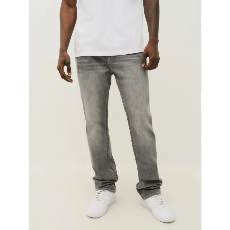 Image of True Religion Ricky Single Needle Straight Jean - Grey Grey 30 R