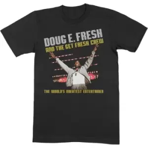 Image of Doug E. Fresh - The World's Greatest Unisex X-Large T-Shirt - Black